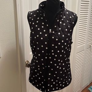 Croft & Barrow polka dot vest